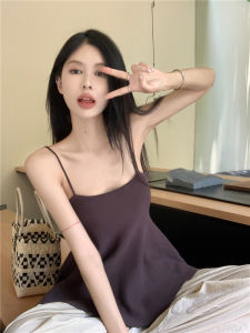 เสื้อกั๊กแขนกุดสีดำสไตล์เกาหลีสำหรับผู้หญิงในช่วงฤดูร้อน ทรงหลวม เอวเข้ารูป เสื้อผ้าทำงาน สไตล์ลำลอง คอลเลกชั่นใหม่