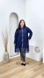 HN MODE - Setelan kebaya tunik brokat payet jumbo