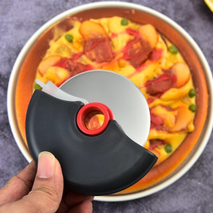 Pizza Slicer Cutter Stainless Steel Pizza Cutter Roller Dough Slicer Cutter With Sharp Blade Wheel