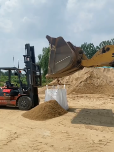 Jumbo Bag 1.3ton Factory Ton Bag Bulk Bag Recycle Bag Heavy Duty 1Ton Sand Bag Sack Bag Bulk bag 吨包 吨袋 吊袋 工业包