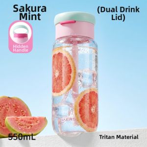 Haers | Large Capacity Summer Stylish Tritan Sports Straw Cup