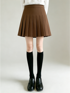 1/2 Pairs Women Black White Knee High Socks Uniform Style Solid Color Calf Socks