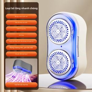 TINSOL Máy Cạo Lông Tại Nhà UV Blue Light Khử Trùng Loại Bỏ Bọ Ve Đầu Lưỡi Kép Có Thể Sạc Lại Hoạt Động Bằng Pin Để Cạo Sạch Sẽ