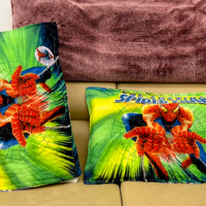 Spiderman Amazing - [Pillowcase only] 2PCS Premium Character Printed Pillowcases - Queen-18"x28"inches