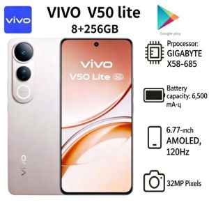 vivo | 2026 new vivo V50 lite with 6500mAh Battery 50MP Dual Camera 8+256GB High-EndThe gold color is currently out of stock