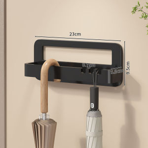 Modern Simplicity Metal Umbrella Stand Home Entrance Long Handle Umbrella Rack Waterproof Suitable for Indoor Doorway Placement