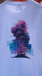 Kaos Distro Pria / Kaos Distro / Baju Distro Pria – Kaos Kata Just Be Awesome / Kaos Pria Lengan Pendek Bahan 100% Katun Tebal Adem – Atasan Baju Pria Wanita