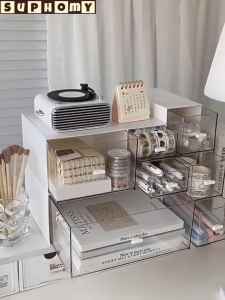Stackable Drawer Storage Box kotak penyimpanan kosmetik kotak penyimpanan barang kemas Big Drawer Box