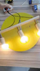 RHPOA ขั้นสูง Oak E27 สปอตไลท์ 360 ° LED Log Track Light LOG แสงเพดานสว่างสูง