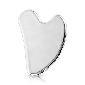 Salorie Stainless Steel Scraper Guasha Massage for Face Body Gua Sha Scraping Massage Scraper Face Massager Acupuncture Gua Sha Eye Face Board SPA Massage Tool