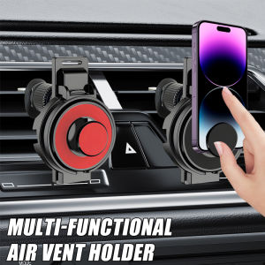 Car Vent Cup Holder Phone Ashtray Support Rack Foldable Automotive Universal Air Vent Outlet Can Auto Holder Bottle Drink Stand Organizer