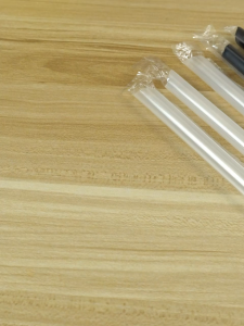 Boba Straw 3000pcs Black Pearl High Quality Safe Drinkware Pack Separately 21 and 23cm Household Supplies Disposables