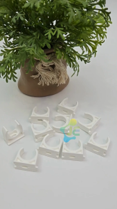 NANO ก้ามปู รุ่นหุน ตัวยึดท่อ สีขาว สำหรับท่อร้อยสายไฟสีขาว PVC 10 ชิ้น/Pack