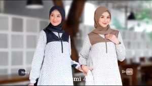 Dress Gamis Ethica Wanita Muslim Dress Ayumi 406 Baju Muslim