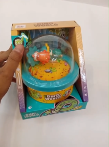 Yofi mainan Dino musik box