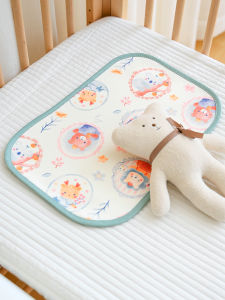 Newborn Baby Ice Silk Cool Cloud Pillow 0-12 Months Breathable Flat Anti-Vomiting Pillow Soft Comfortable Infant Headrest