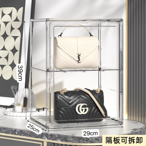 Acrylic Transparent Bag Storage Box Display Stand Home Organizer for Handbag Storage And Showcase Multi-functional Holder