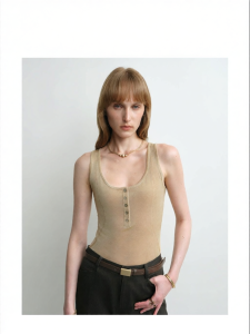 Knitted Waist-Cinching Vests With Copper Cupro