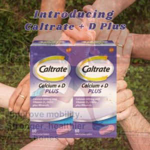 CALTRATE 600+ CALCIUM D PLUS 500IU 60S