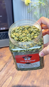 Mr.Squirrel Roasted Pumpkin Seeds 470g (Without Shells) Low Carb Snack