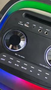 ลำโพงบลูทูธ รุ่น GD-9006 ฟรีไมค์ลอย1ตัว/รีโมท1ตัว ดอก10นิ้ว เสียงเบสแน่น รองรับAUX TF USB เสียบไมค์เพิ่มได้ 2ตัว เสียบกีต้าเล่นได้1ตัว มีล้อลาก ลำโพงพร้อมไมค์ร้องเพลง ลำโพงบลูทูธ รุ่น GD-9006 ฟรีไมค์ลอย1ตัว/รีโมท1ตัว ดอก10นิ้ว เสียงเบสแน่น รองรับAUX TF