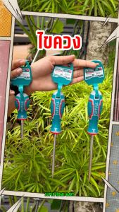 Total ไขควงแกนกลม ปลายแม่เหล็ก ( ปากแบน / ปากแฉก ) รุ่น TSDSL6150 / TSDPH1100 / TSDPH2150 ( Screwdriver )