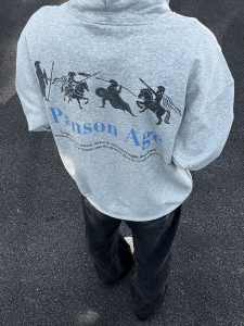 เสื้อแจ็คเก็ตฮู้ดบุขนแกะสไตล์อเมริกันสำหรับผู้ชาย ทรงหลวม แขนยาว ปกติ ฤดูใบไม้ร่วง/ฤดูหนาว แฟชั่นสปอร์ต แบรนด์ Freedom