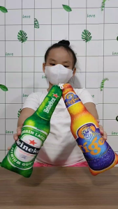 THÚ BÔNG BIA HENIKEN ĐỒ CHƠI CÀ RỐT GẤU BÔNG BÁNH MÌ CHAI BIA CÁ CHÉP CÀ RỐT ĐỦ LOẠI MẨU ĐẸP CAO CẤP