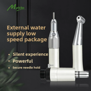 Myricko | Dental Low Speed Handpiece Kit Set E-type Air Turbine Dentistry Materials Dentist High Quality Equipment