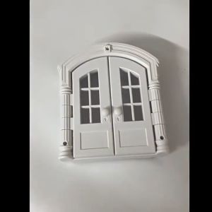 ประตูแมว ประตูสุนัข ประตูสัตว์เลี้ยงบานประตูคู่ ตั้งล็อคได้กันแอร์ออก