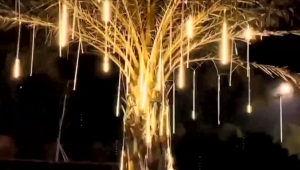 NOXIER LED Shower Rain Fairy String Lights 8 Tubes Light 220V Plug In Garden Light Christmas Decoration Light