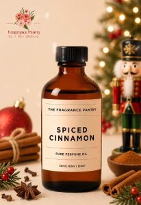 Spiced Cinnamon Pure Fragrance Oil (For candle soap diffuser perfume & body products)