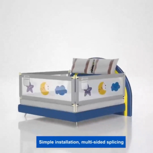Baby Bed Fence Adjustable height Safety Bed Gate Guard Kids Anti-Fall Lifting Baby Bed Guard Safety Fence pagar katil床围栏