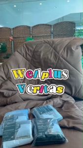 WellPlus (New 2022) Veritas 6 ชุดผ้าปูที่นอน 6 ฟู 5 ฟู 5 ชิ้น + ผ้านวม 100x90 Solid นูมูมาก