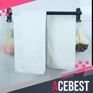 ACEBEST Gantungan Handuk Rak Handuk Rak Kamar Mandi Jemuran Handuk MJ-281