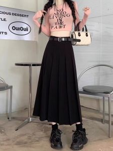 High Waist Suit Style Mini Skirt for plus Size Women Autumn Winter New Arrival A-Line Midi Skirt Cover Hip Flared Skirt