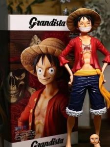 Full Set of One Piece Hand-Made Model Luffy Zoro ESRO Red Hair Doll Anime Birthday Gift Decoration Doll