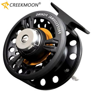 Fly Fishing Reels Left/Right Interchangeable 3BB Ball Bearing ALL Metal Former Rafting Ice Fishing Reel 75MM Wheel for Carp Fish