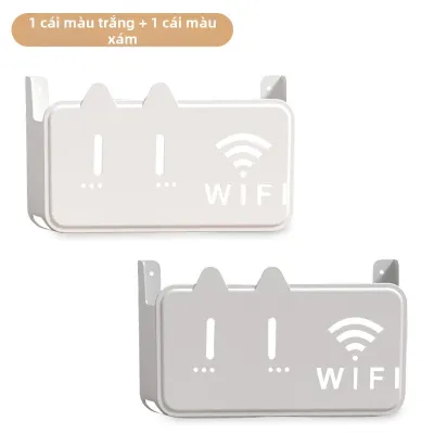 Kệ Đựng Router WiFi và TV Box Không Cần Khoan
