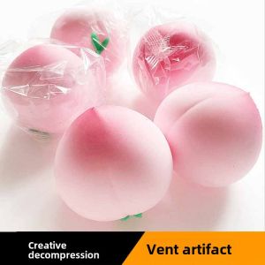 Decompression Artifact Rebound Vent Toy Stress Ball Cute Peach Squeezing Toy Vent Ball Creative Gift Adult