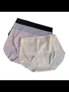 Ice Silk Seamless Panty For Women Briefs Panties Underpants Underwear Lingerie 6pcs 27-29 Waist