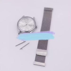 Quick Release Milanese Loop Watch Strap for 12mm 14mm 16mm 18mm 20mm 22mm 24mm Stainless Steel Watch Band Accessories with Tool