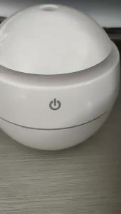 USB ไม้เกรน ฮิวโมดิฟายเออร์ทรงกลม   เครื่องทำความชื้นแบบไล่สีรูปเห็ด   ไม้กระจายกลิ่นหอมลายไม้