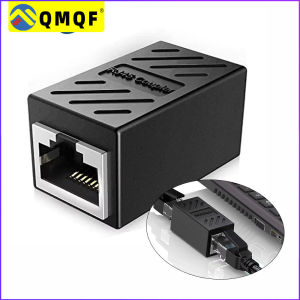 Network Cable Pair Connector Extender Adapter RJ45 CAT6A 7 Gigabit Dual Pass Crystal Head Broadband Adapter Interface Straight T