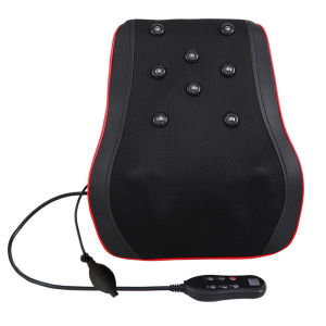 [Celectroni]Electric Neck Massager with Heat Heated Back Massager 3 Levels 3D Deep Tissue Kneading Pillow Adjustable for Home Office