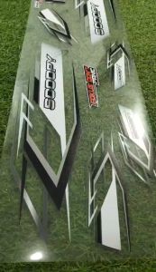 Striping Scoopy 2017 Sampai 2024 Bahan Polet Transparan Sticker