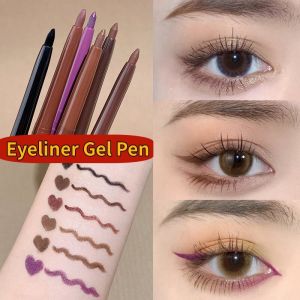 Beautiful multi color eyeliner gel pen Silkworm Laying Pen Eyeliner Gel Pencil Long-Wear Waterproof