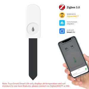 Zigbee 3.0 Smart Soil Moisture Sensor Wireless Plant Monitor Temperature Humidity Detector Garden Tool