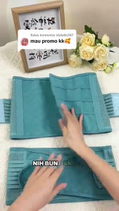 Korset Postpartum Adjustable Corset Korset Nano Bamboo Pasca Melahirkan Kroset Pelangsing Kecilin Perut Buncit Bambu Elastis Anti Gatal Original Premium