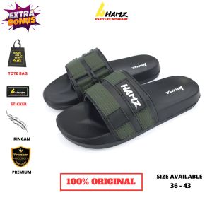Hamz Webbing Army Sandal Slide Casual Pria dan Wanita